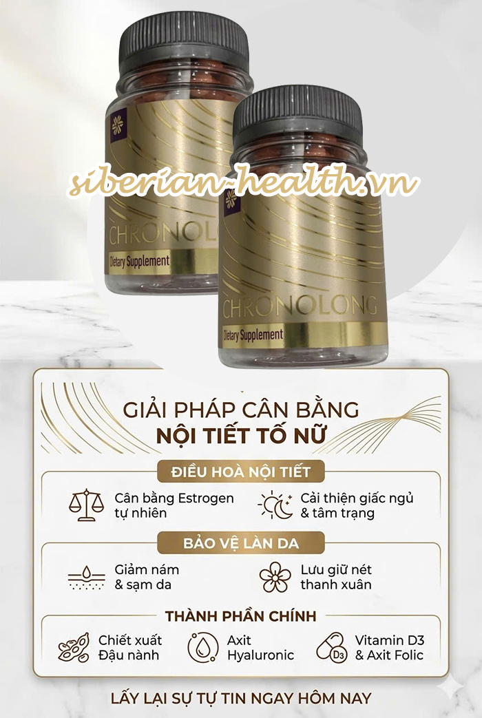 Chronolong Siberian Wellness là gì? Vì sao nó tốt cho phụ nữ sau 30 tuổi