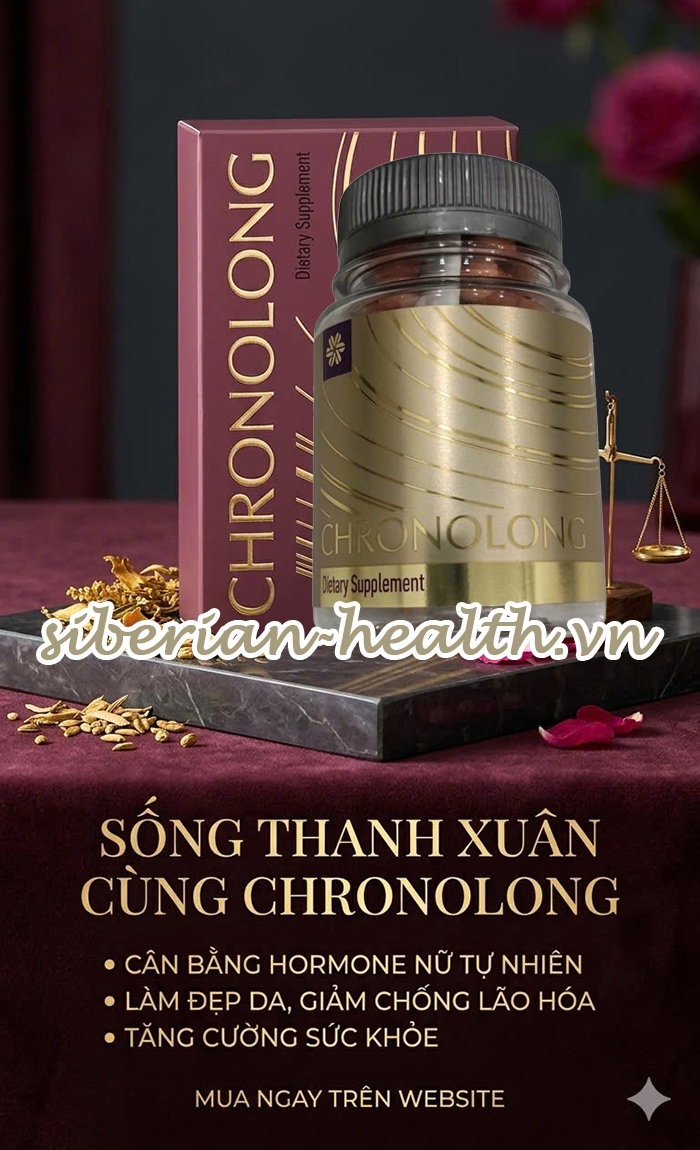 công dụng viên uống đẹp da Chronolong của Siberian Wellness