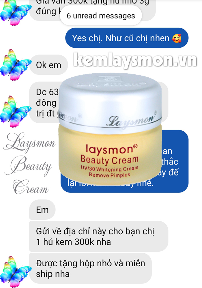 Kem Laysmon nhập khẩu chuẩn Đài Loan