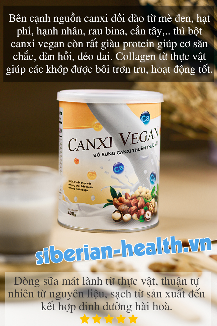[Hàng chính hãng] Bột Canxi Vegan (420g)