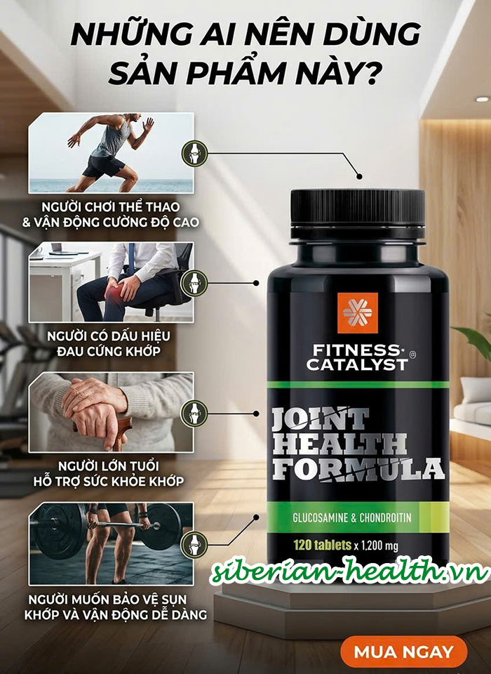 Fitness Catalyst Joint Health Formula Glucosamine and Chondroitin Siberian Wellness