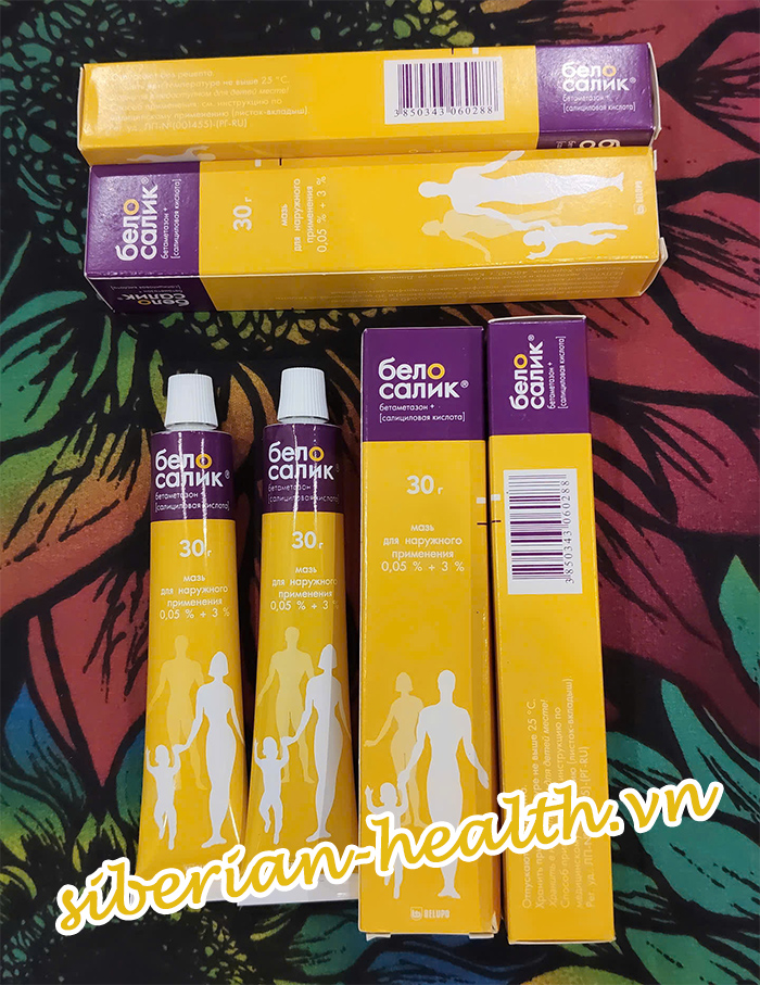Kem trị ngứa Belosalic Nga chính hãng đủ bill